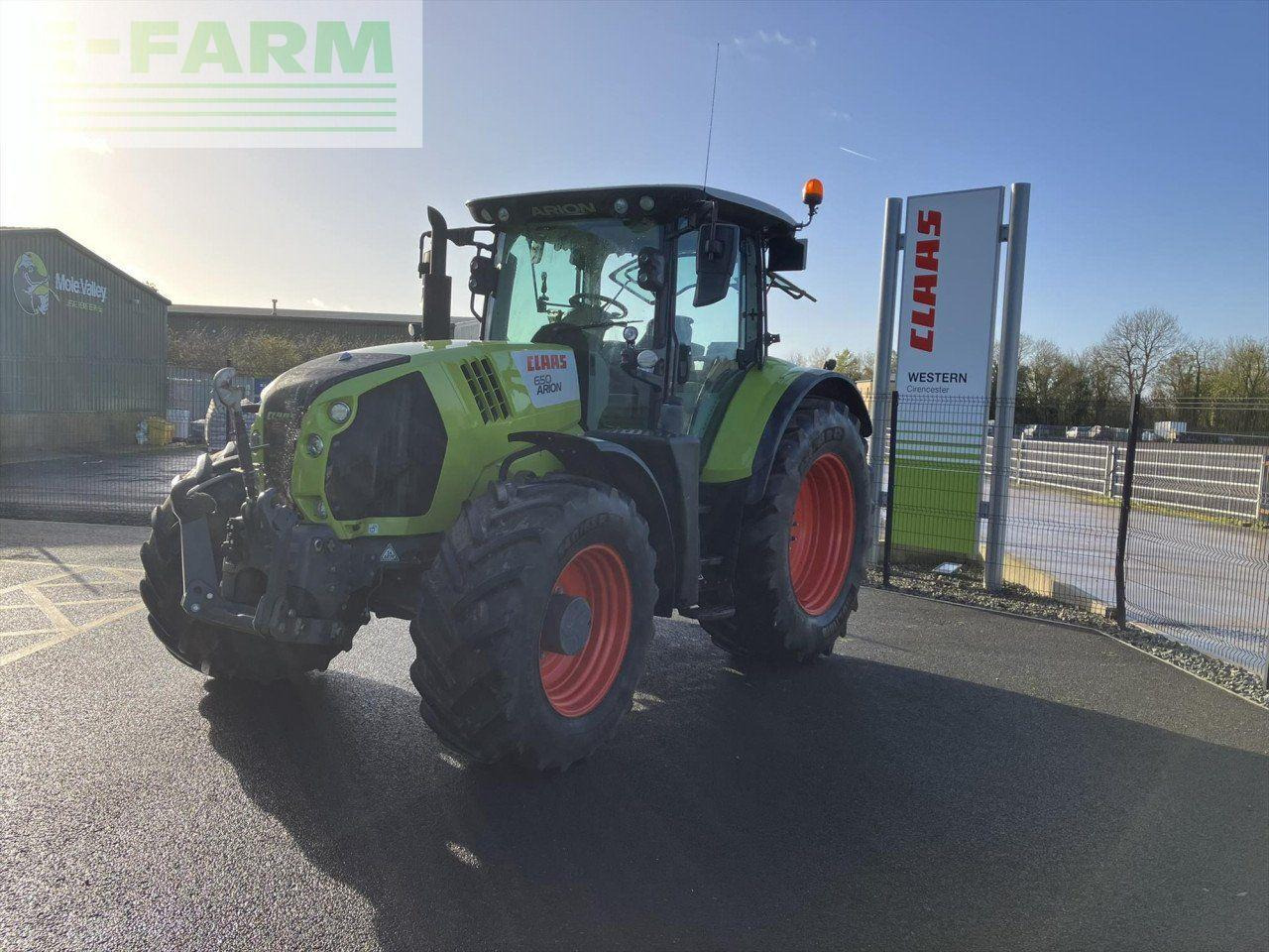 Farm tractor CLAAS ARION 650 CEBIS