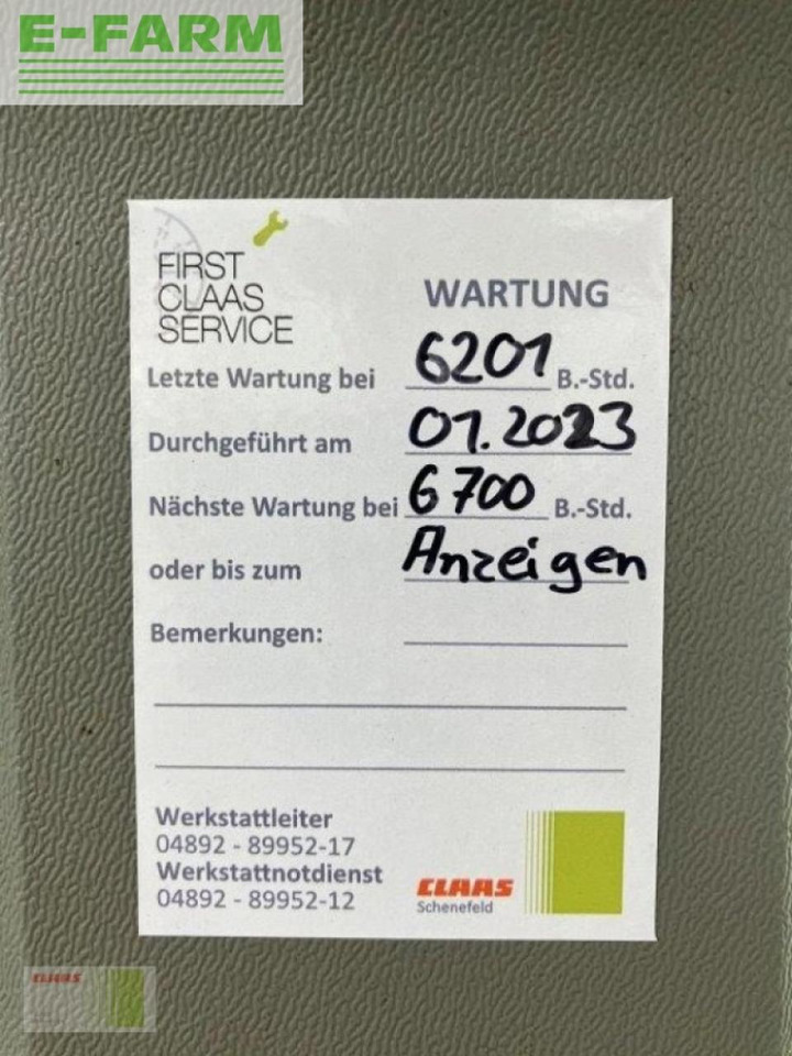 Farm tractor CLAAS arion 640 cis CIS