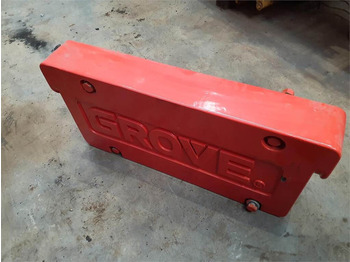 Counterweight for Construction machinery Grove GMK 5130-2 counterweight 1 ton: picture 1