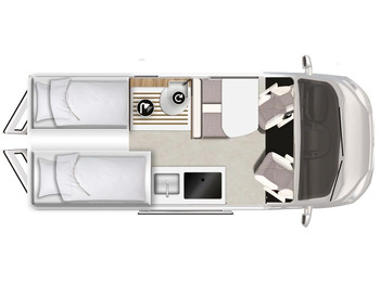 New Camper van Karmann DAVIS 600 LIFESTYLE / -2024- / EINZELBETTEN: picture 2