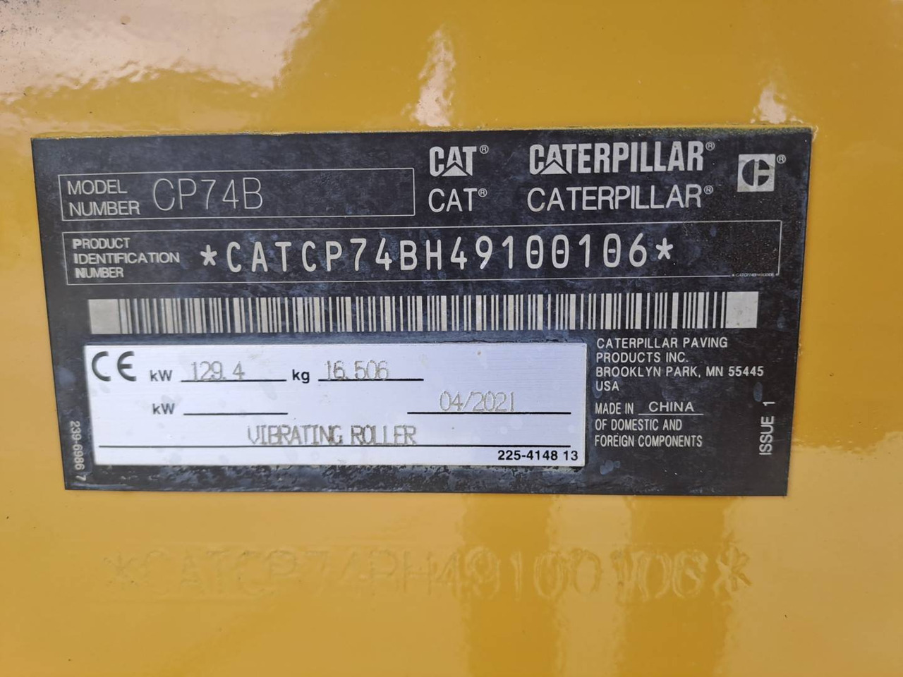 Compactor CAT CP74B 4F: picture 18