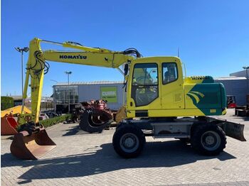 Komatsu Pw140 7 Wheel Excavator From Netherlands For Sale At Truck1 Id 6629366