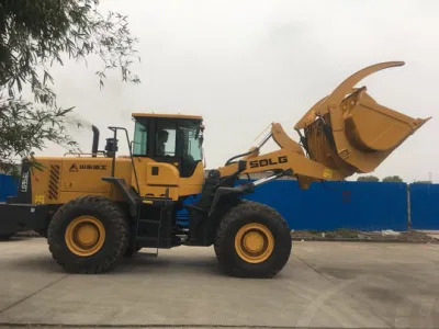 Wheel loader 2018 Year Used Sdlg956L Wheel Loader with Extra Log Fork