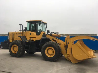 Wheel loader 2018 Year Used Sdlg956L Wheel Loader with Extra Log Fork