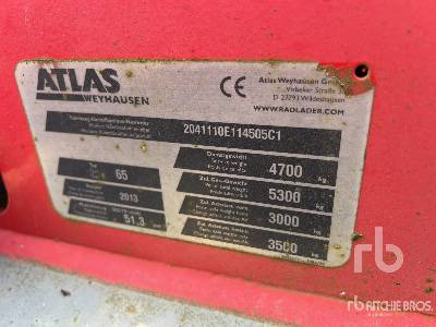 Wheel loader ATLAS 65 Chargeuse Sur Pneus