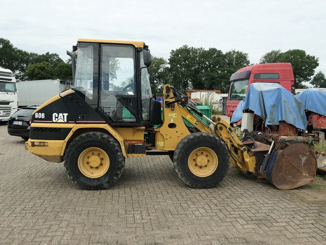 Wheel loader CAT 906, Hydr. S.W.S., Greifschaufel,