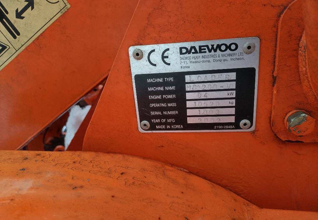 Wheel loader Daewoo 200-V Mega