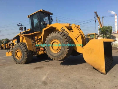 Wheel loader Good Condition 8 Ton Cat Heavy Front Loader Caterpillar 980h, 980g for Sale