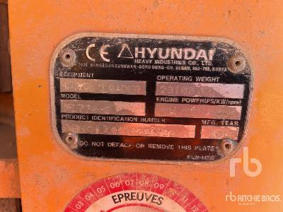 Wheel loader HYUNDAI HL770-9 Chargeuse Sur Pneus