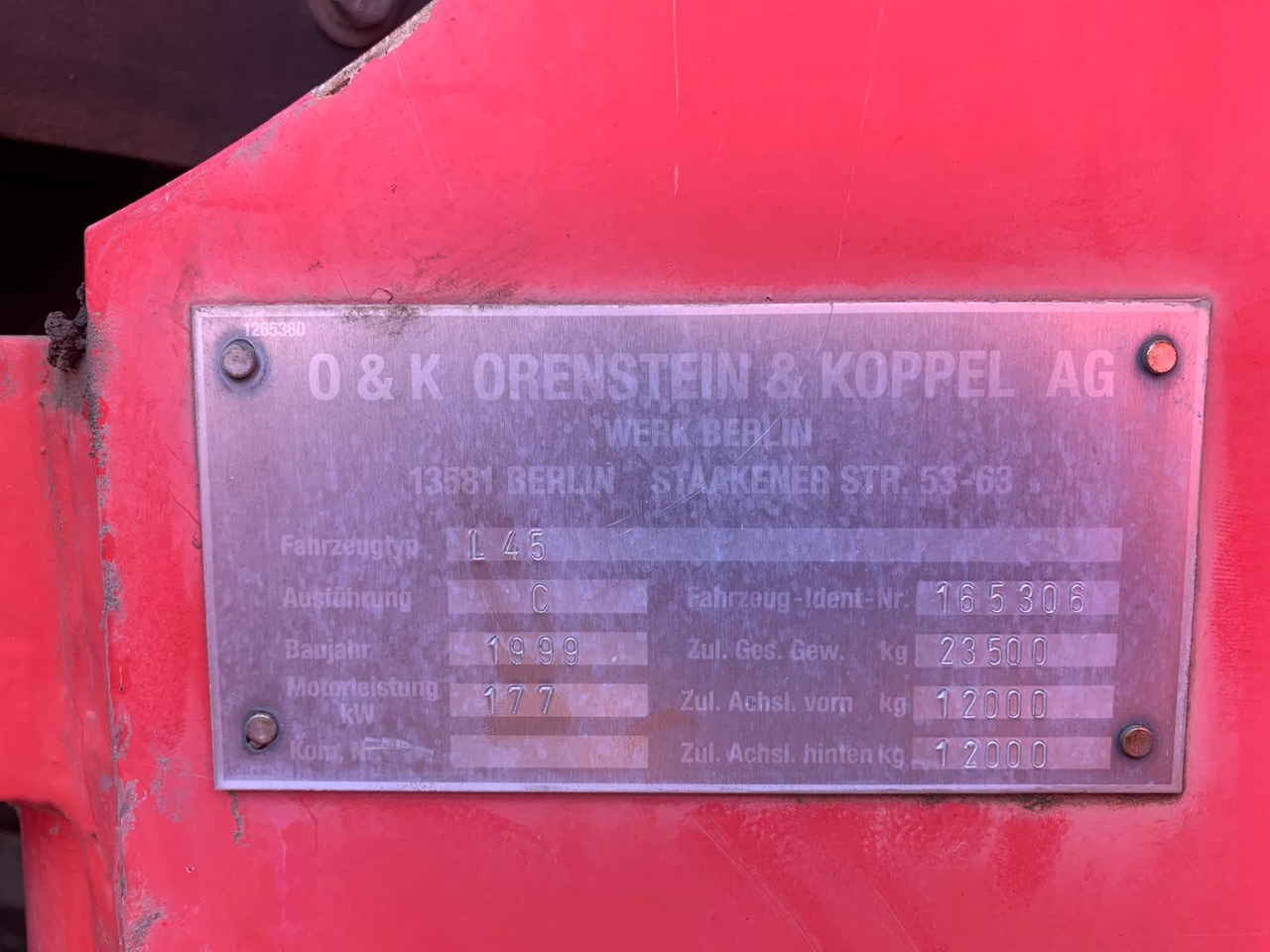 Wheel loader OEK L45