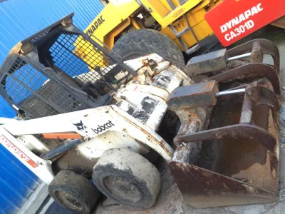 Wheel loader Used Bobcat S150 Skid Steer Loader with Bucket Nice Condition Skid Steer S150 S200 S250