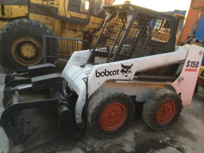 Wheel loader Used Bobcat S150 Skid Steer Loader with Bucket Nice Condition Skid Steer S150 S200 S250