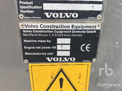 Wheel loader VOLVO L25F Chargeuse Sur Pneus