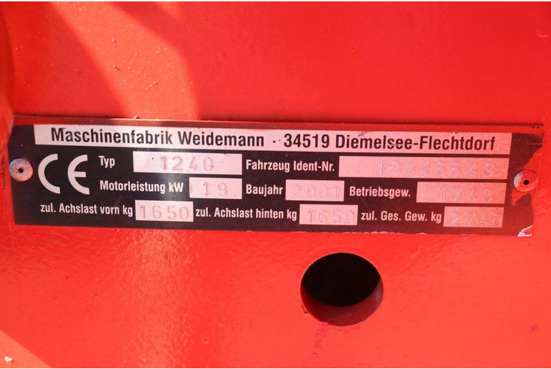 Wheel loader Weidemann 1240