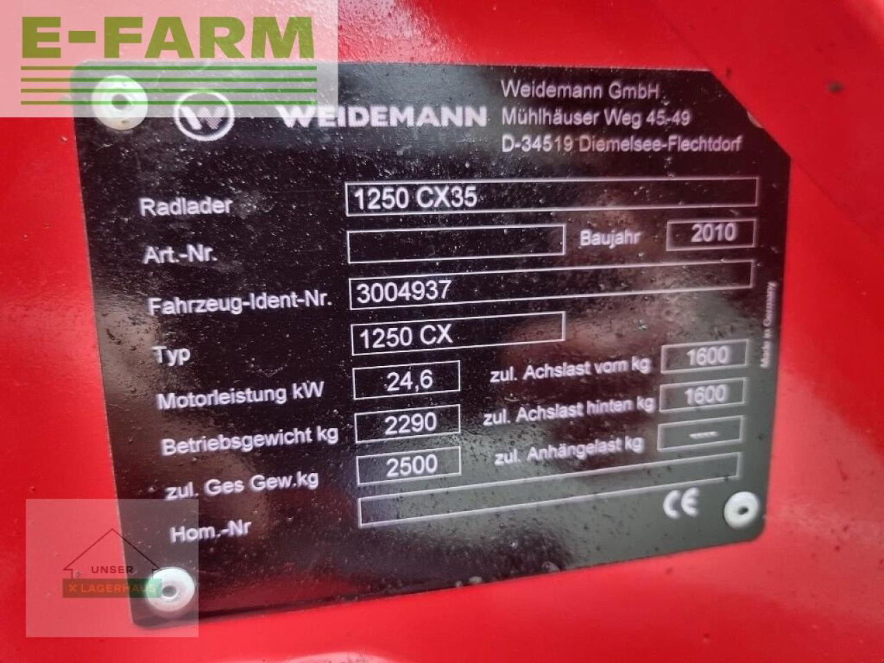 Wheel loader Weidemann wm 1255 cx 35