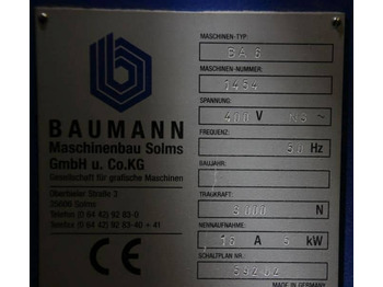 Printing machinery Baumann BA 6: picture 2