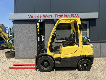 LPG forklift Hyster H3.0FT Heftruck Triplo 460 Freelift/3e functie 2008 LPG