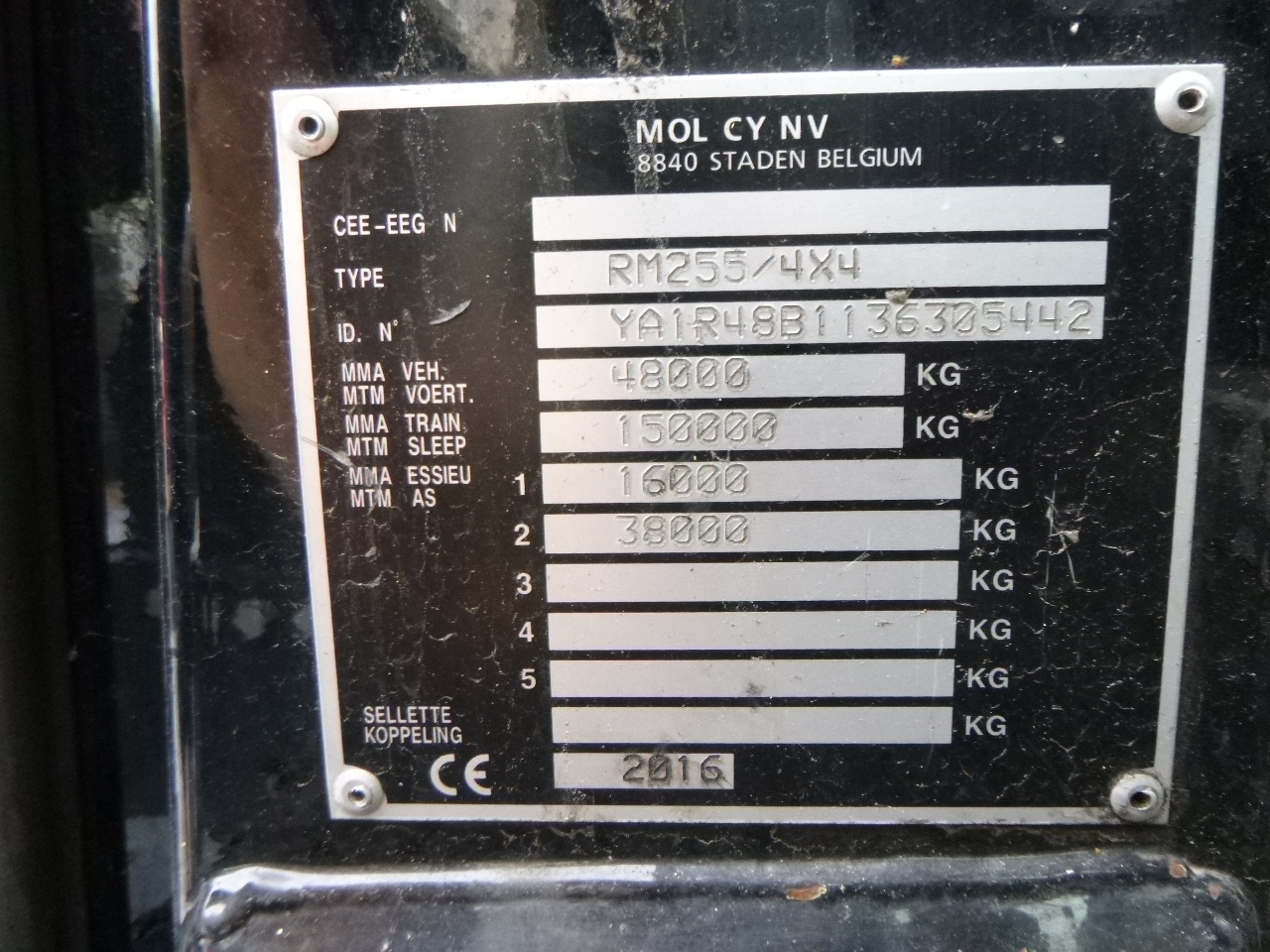 Terminal tractor Mol RM 255 4X4 terminal drawbar tractor 150 ton: picture 17