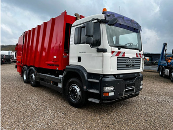 Garbage truck MAN TGA 26.320  6x2 Faun Powerpress: picture 3