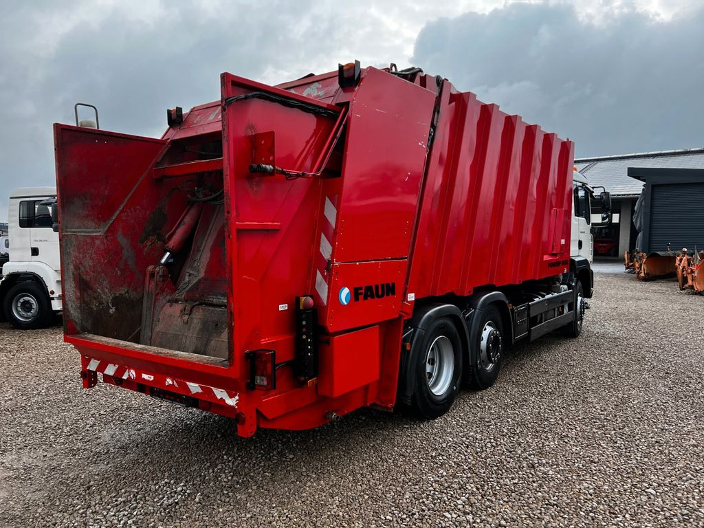 Garbage truck MAN TGA 26.320  6x2 Faun Powerpress: picture 13