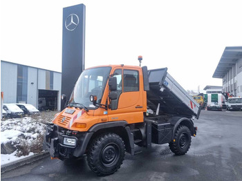 Mercedes-Benz Unimog U300 4x4 Kipper AHK Anbauplatte Zapfwelle for