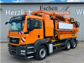 Vacuum truck MAN TGS 26.400 6x2 Leistikow Kombi*FUNK*HD Pumpe*TOP 