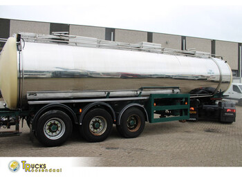 Tank semi-trailer for transportation of milk Burg 34.000 LITER + 3x opening + RVS304 + isolated: picture 1