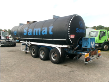 Tank semi-trailer for transportation of bitumen Fruehauf Bitumen tank inox 31 m3 / 1 comp + mixer & engine: picture 3