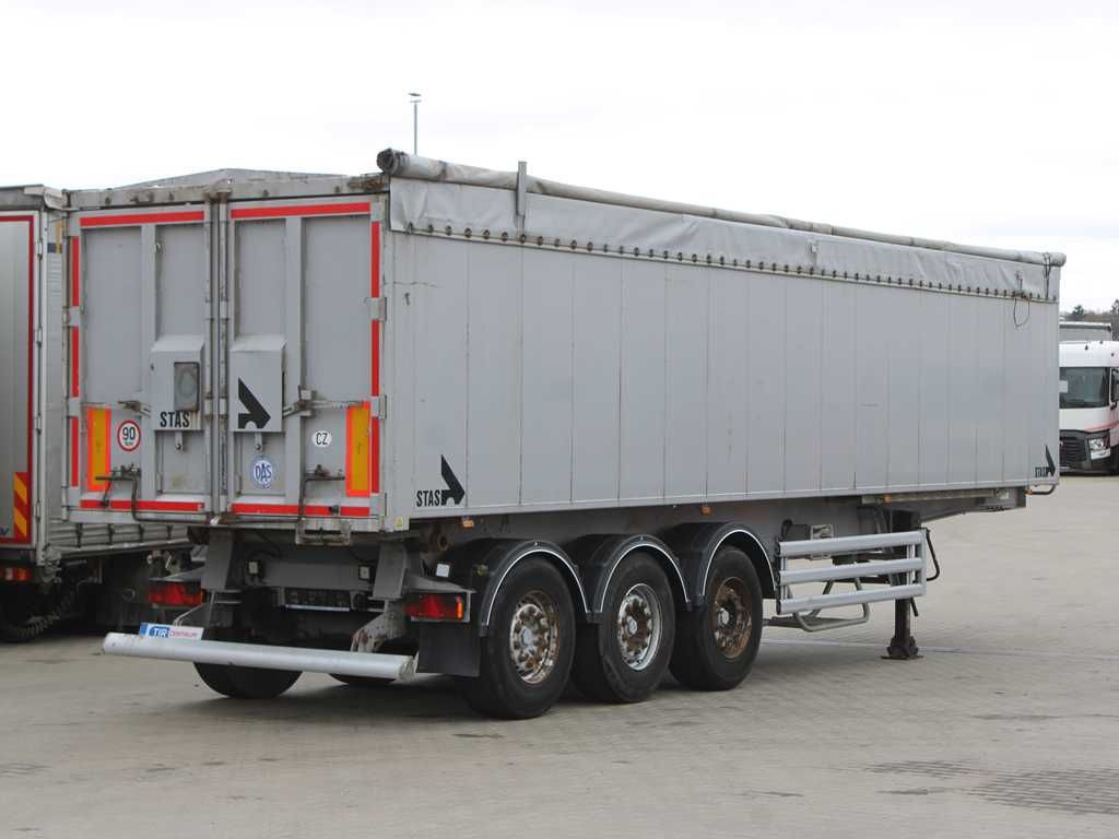 Tipper semi-trailer Stas SZ336K, LIFTING AXLE, 50m³