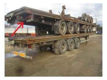 Dropside/ Flatbed semi-trailer Trouillet ST338A: picture 1