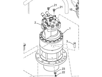 Swing motor CASE