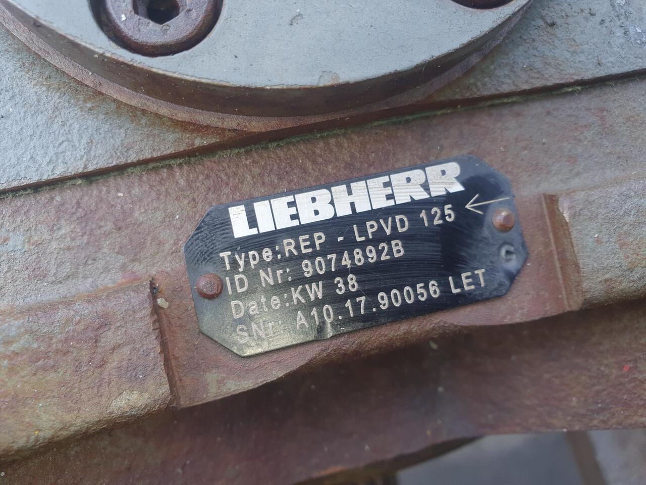 Hydraulic pump LIEBHERR LPVD125