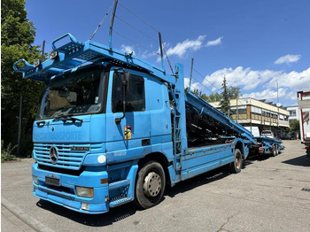 Autotransporter truck Mercedes Actros 1840 Autotransporter 9er ZUG ROLFO Schere