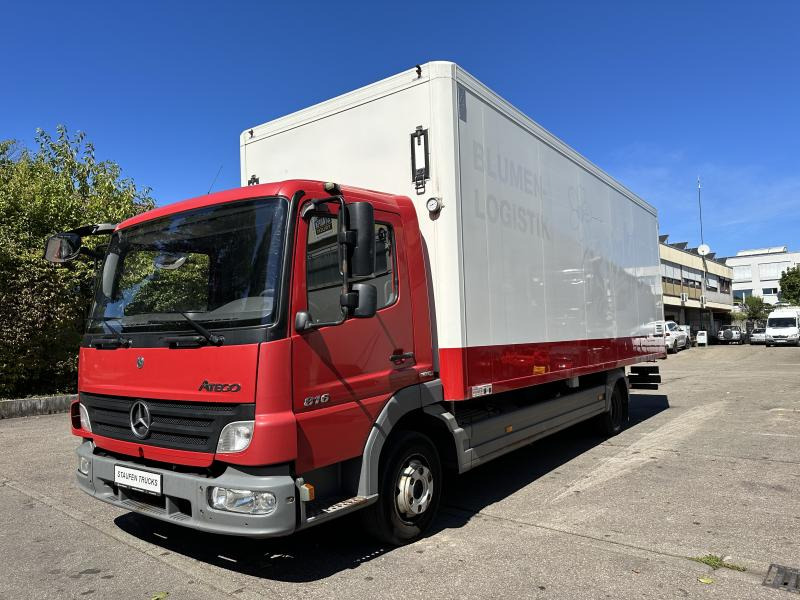 Box truck Mercedes Atego 816 L Blumentransporter ISO-Koffer