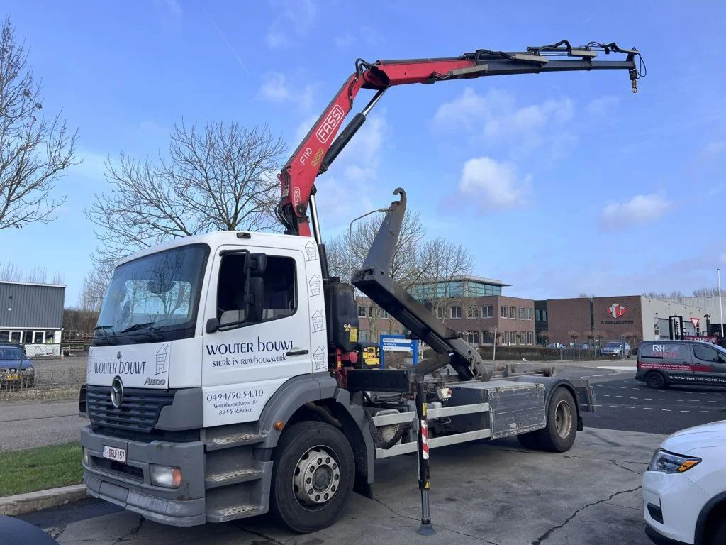 Crane truck Mercedes-Benz Atego 1923 + 2011 FASSI F110 + 2011 VDS HOOKLIFT