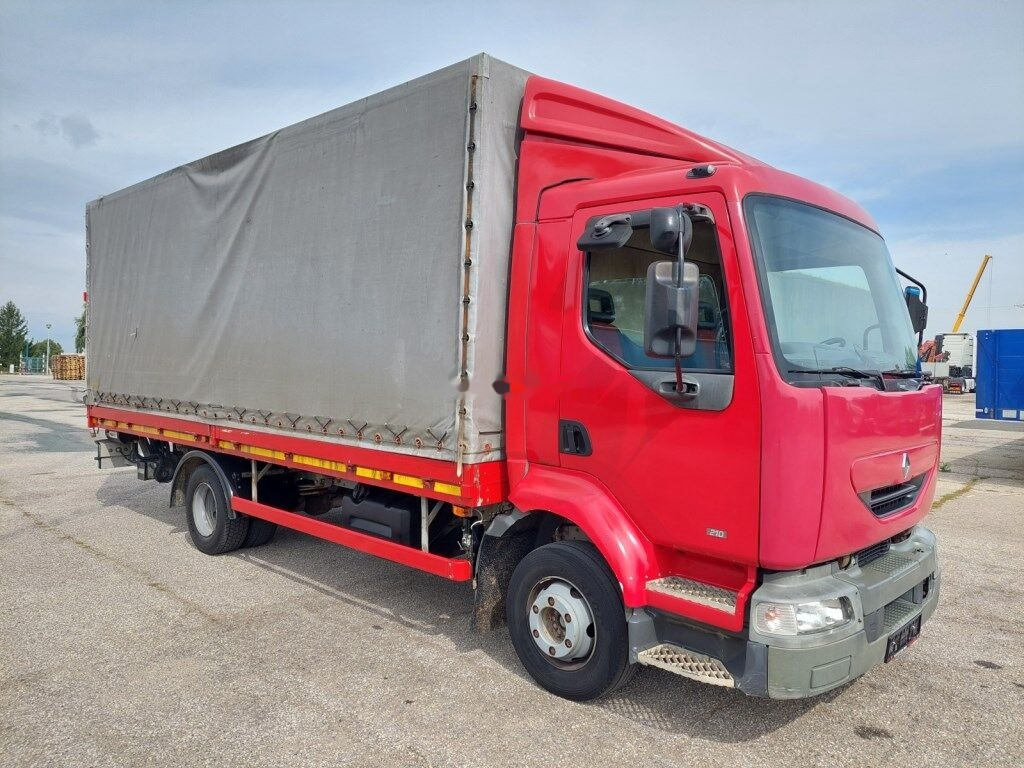 Curtainsider truck Renault Midlum 180.12-C P 4x2