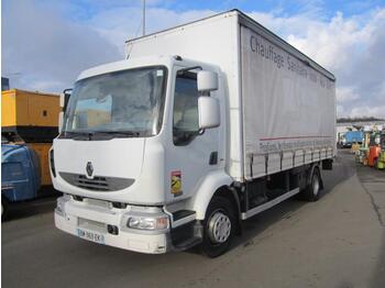 Curtainsider truck Renault Midlum 180 DCI