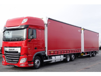 Curtainsider truck DAF XF 480