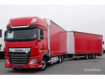 Curtainsider truck DAF XF 480