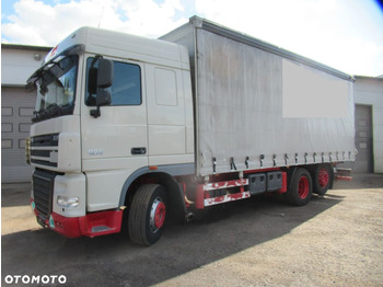 Curtainsider truck DAF XF 105 410: picture 1