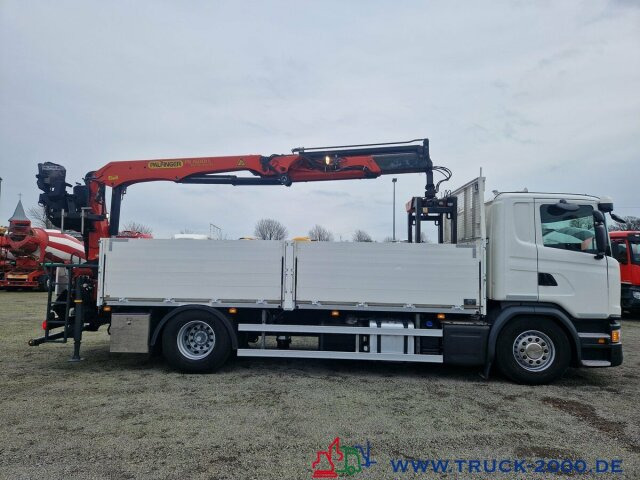 Dropside/ Flatbed truck Scania G370 Kran PK15001L nur 188.707 Km. 1. Hand Klima