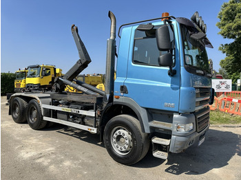 Hook lift truck DAF CF 85.510 6X4 MANUAL ZF - EURO 5 - STEEL SPRING / BIG AXLES HUB REDUCTION