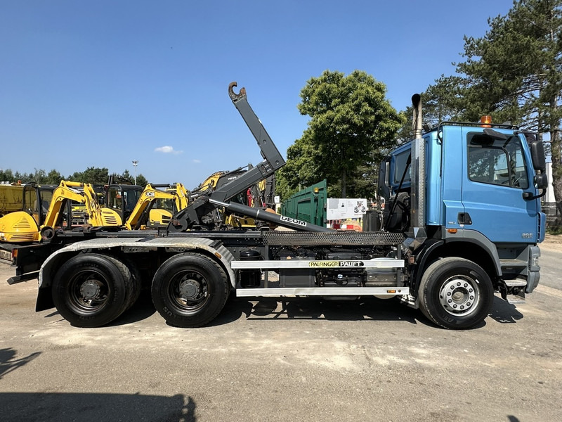 Hook lift truck DAF CF 85.510 6X4 MANUAL ZF - EURO 5 - STEEL SPRING / BIG AXLES HUB REDUCTION