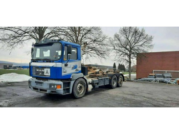 Hook lift truck MAN 26.314K 6x2 Blatt/Luft Diff/Sperre 