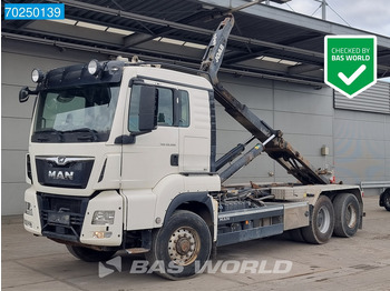 Hook lift truck MAN TGS 26.500 6X6 Retarder 24T Hook ACC 6x6 Hydrodrive Big-Axle Navi