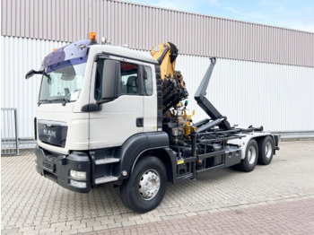 Hook lift truck MAN TGS 33.440 6X4 BL TGS 33.440 6X4 BL mit Kran Effer 165-3S, Funk