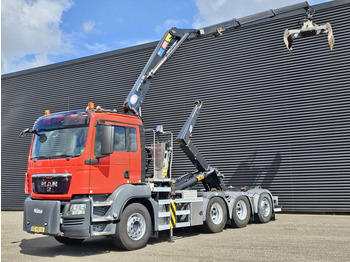 Hook lift truck MAN TGS 35.400 8x4*4 / Z CRANE + HOOKLIFT