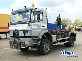 Hook lift truck Mercedes-Benz 1828 AK Atego 4x4, Allrad, Klima, AHK, Tempomat 