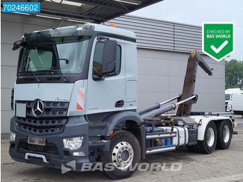 Hook lift truck Mercedes-Benz Arocs 2845 6X4 6x4 Hubreduction 20tons Meiller RK 20.65 Retarder Euro 6