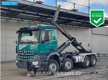 Hook lift truck Mercedes-Benz Arocs 3251 8X4 Retarder Big-Axle Steelsuspension 26T ClassicSpace